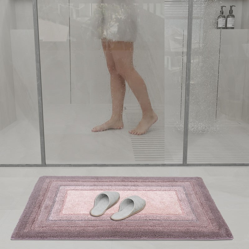 Dryora Cotton Bath Mat - Pink media 4