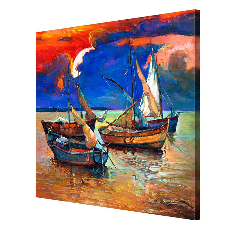Sailor At Dusk Wall Painting media 6