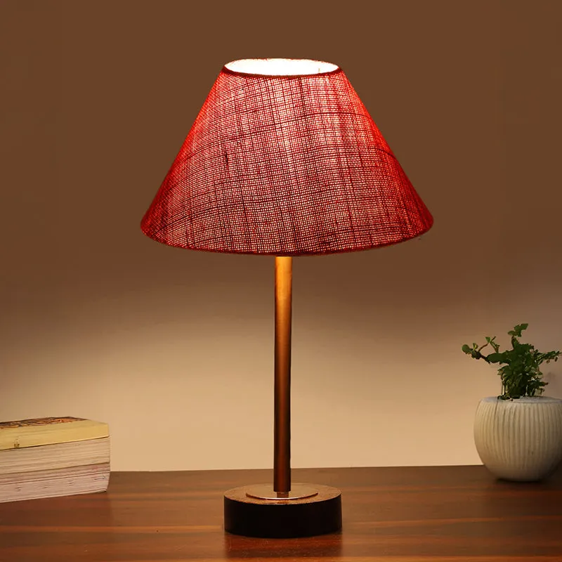 Sienna Rodin Wooden Table Lamp - Pink media 1