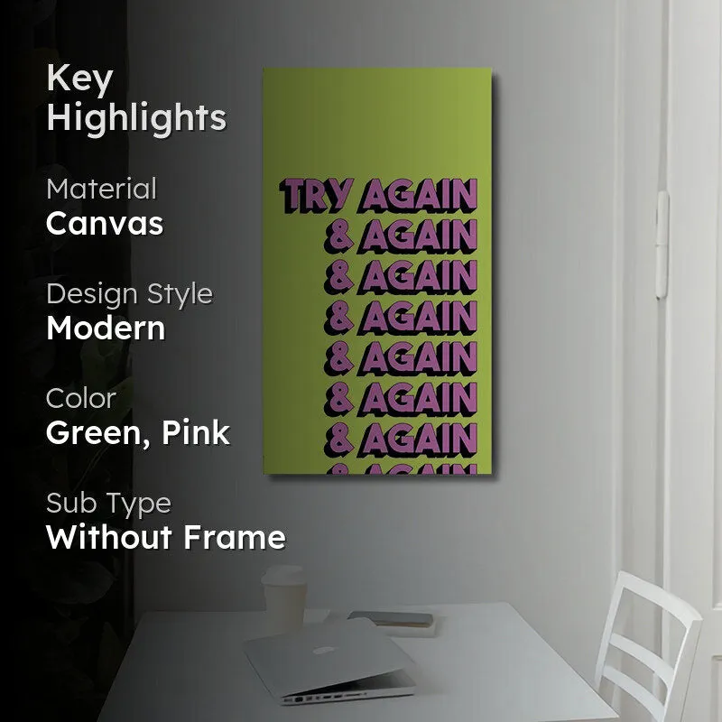 Try Again Wall Art media 2