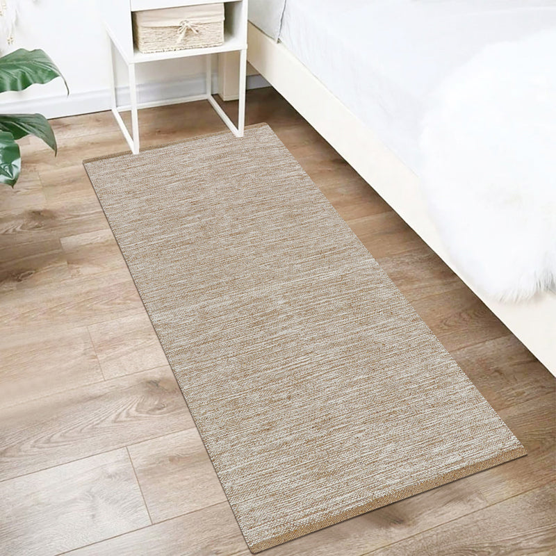 Artivine Cotton Runner Rug - Beige media 3