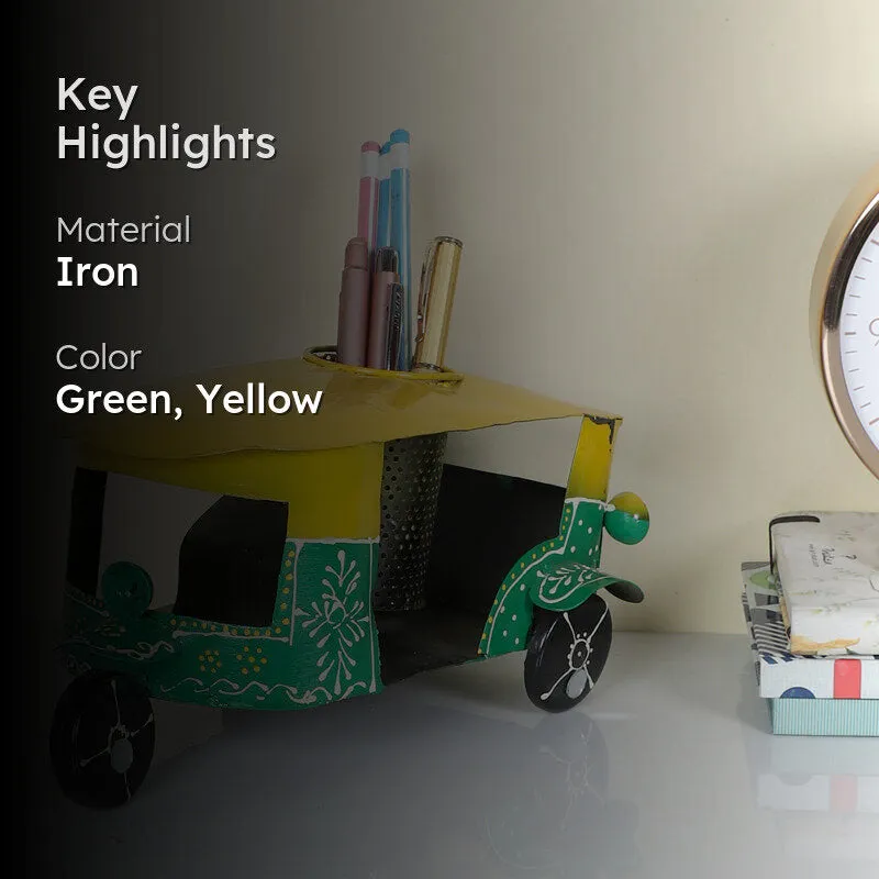 Desi Auto Stationary Stand - Green & Yellow media 2