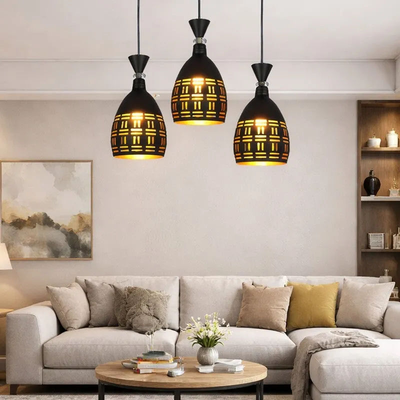 Lattice Light Metal Cluster Ceiling Lamp media 7