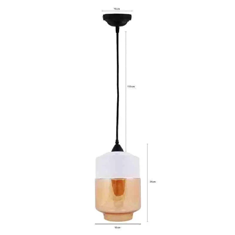 Bullet LED Glass Ceiling Lamp - White media 7