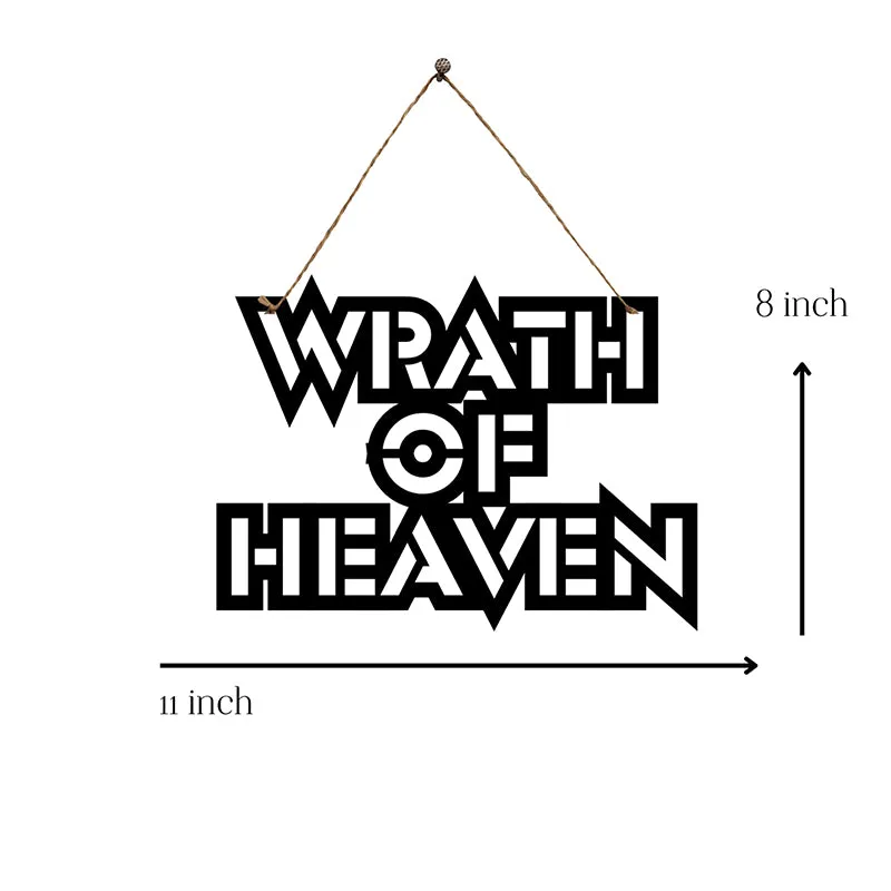 Wrath Of Heaven Mild Steel Wall Accent media 5
