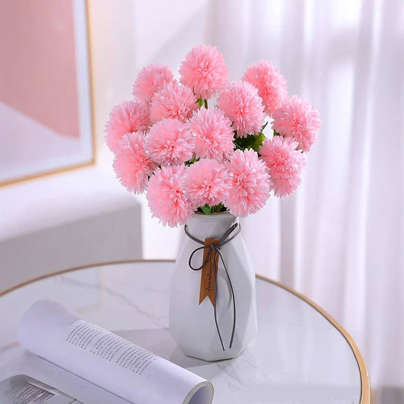 Eternal Blooms (Pink ) Lifelike Artificial Flowers - Set Of Two