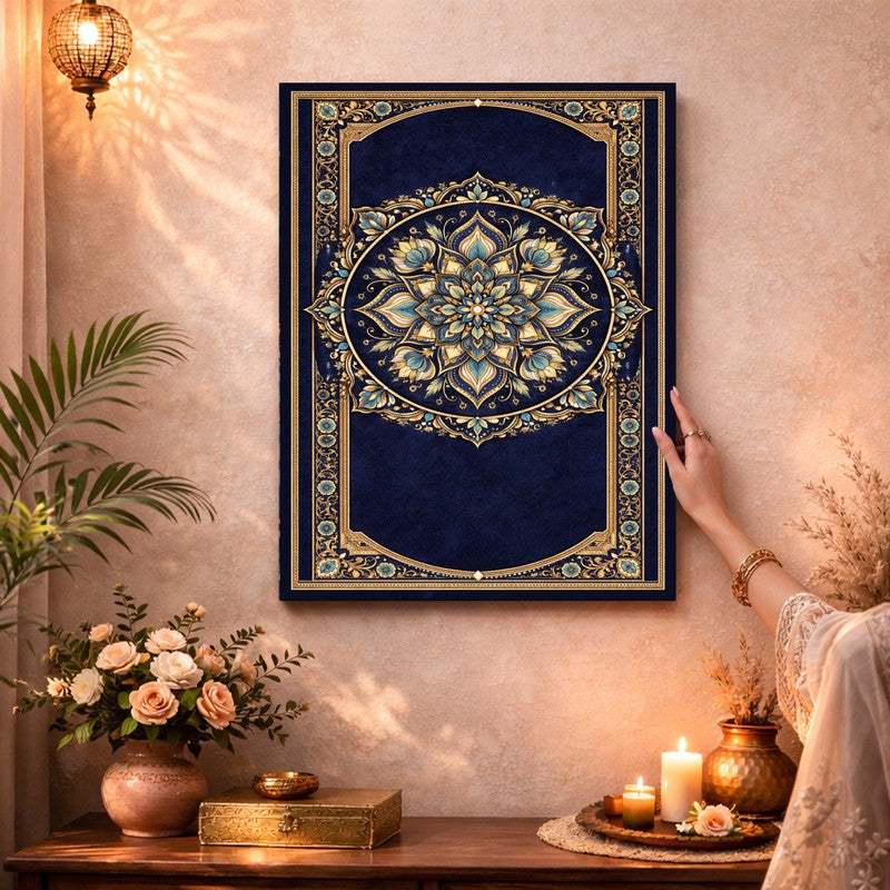 Regal Mandala Canvas Wall Art & Paintings media 3