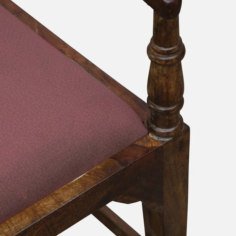 Stackon Rose Wood Accent Chair - Pink media 9