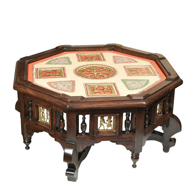 Elba Teak Wood Center Table media 3