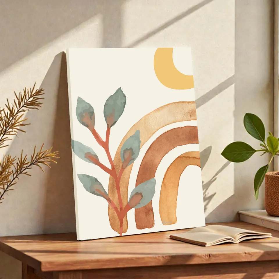 Soft Horizon Wall Art & Painting media 2