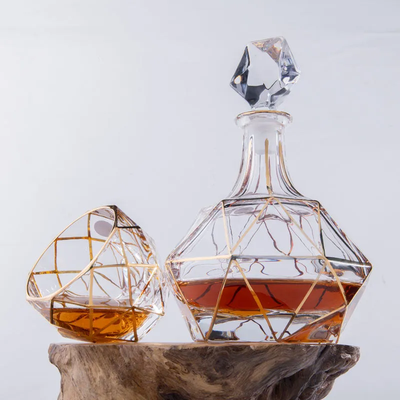 Eldera Decanter & Glass (900 ML/300 ML) - Seven Piece Set media 5