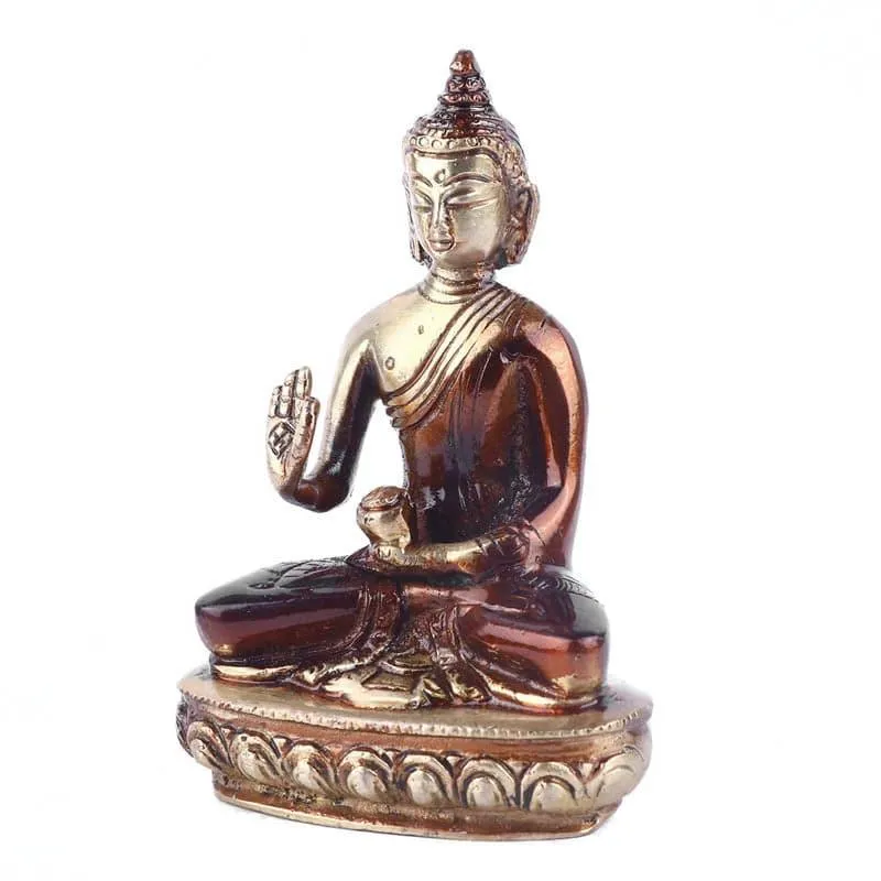 Divine Brass Budha Idol media 4