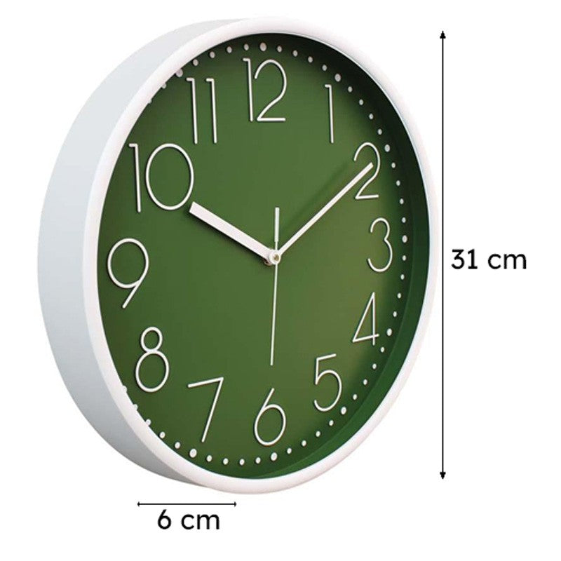 Elementary Wall Clock - Olive media 6