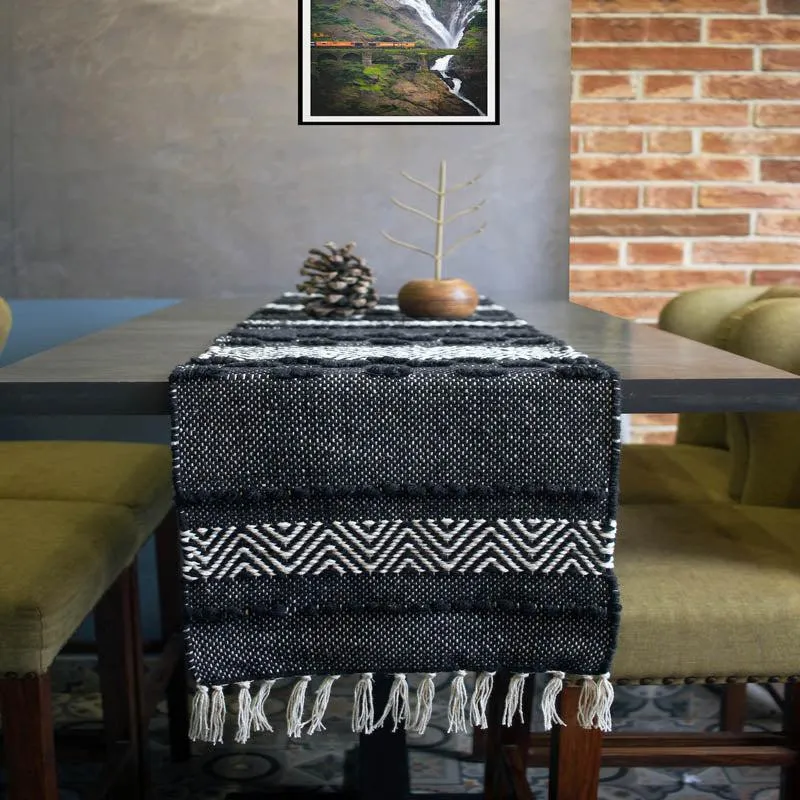 Misa Handwoven Cotton Table Runner media 3