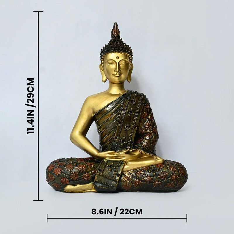 Peaceful Buddha Showpiece media 7