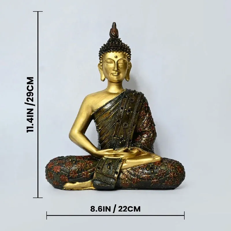 Peaceful Buddha Showpiece media 7