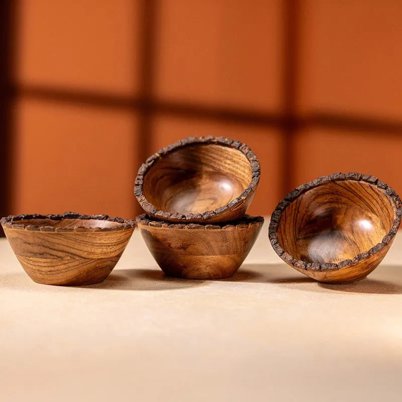 Grain Glow Rustic Snack Bowl - Set Of Four media 3