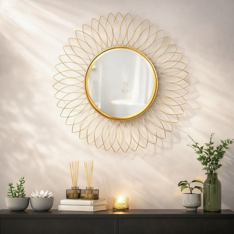 Iris Circular Charm Wall Mirror