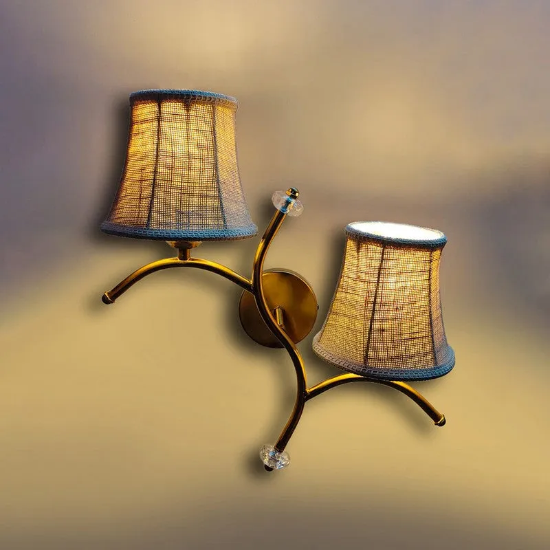 TwinAura Jute Wall Lamp - Beige media 6