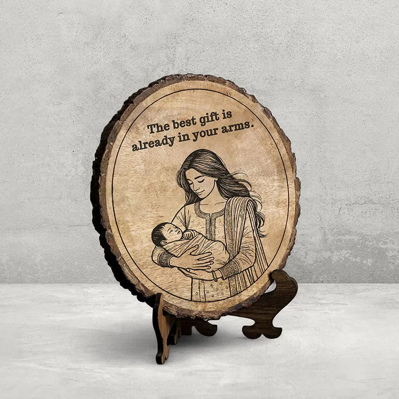 The Best Gift Wood Showpiece - Round media 3
