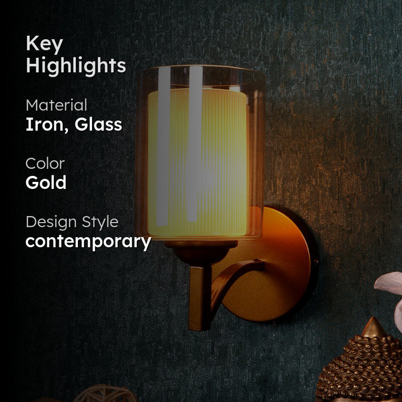 Glisna Iron Wall Lamp media 2