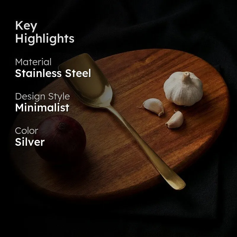 Caviar Stainless Steel Serving Spoon media 2