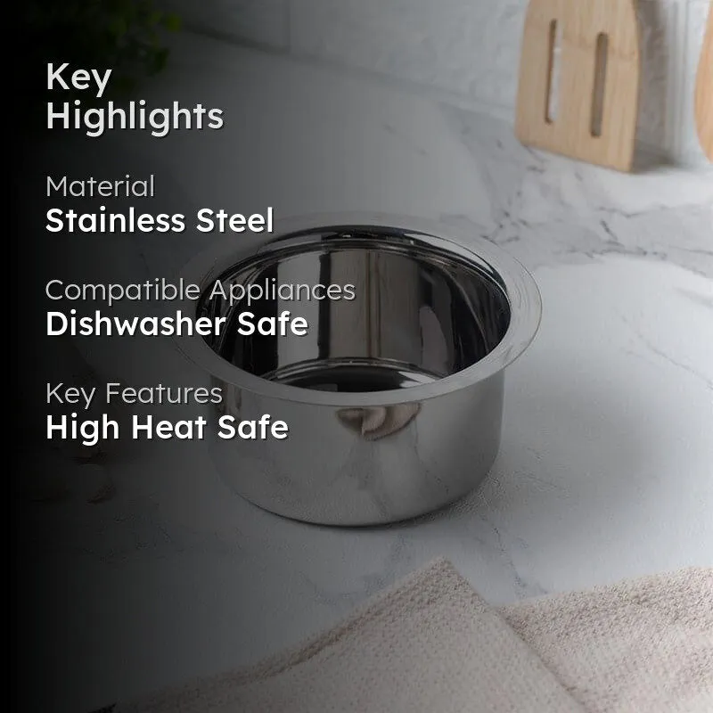 Avsa Stainless Steel Pateela - 350 mL / 5 Inches - 2