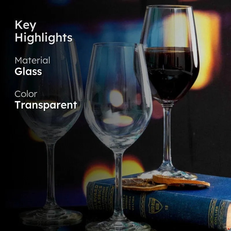 Jezebel Red Wine Glasses (350 ML) - Set Of Six media 2