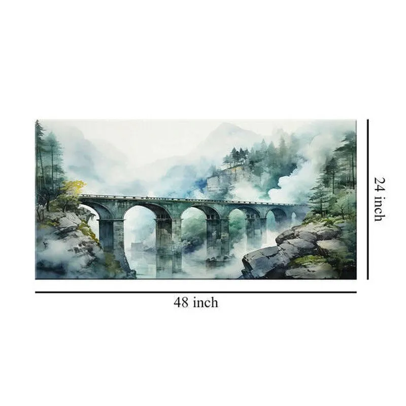 Mountain Bridge Poly Canvas Wall Painting media 8
