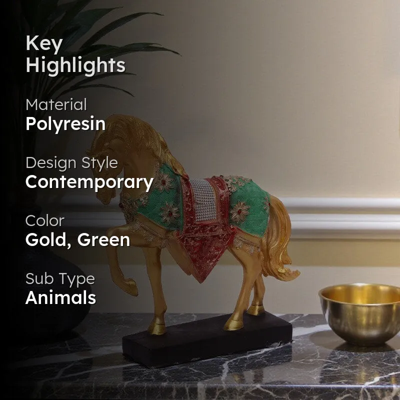 Heritage Horse Polyresin Showpiece media 2