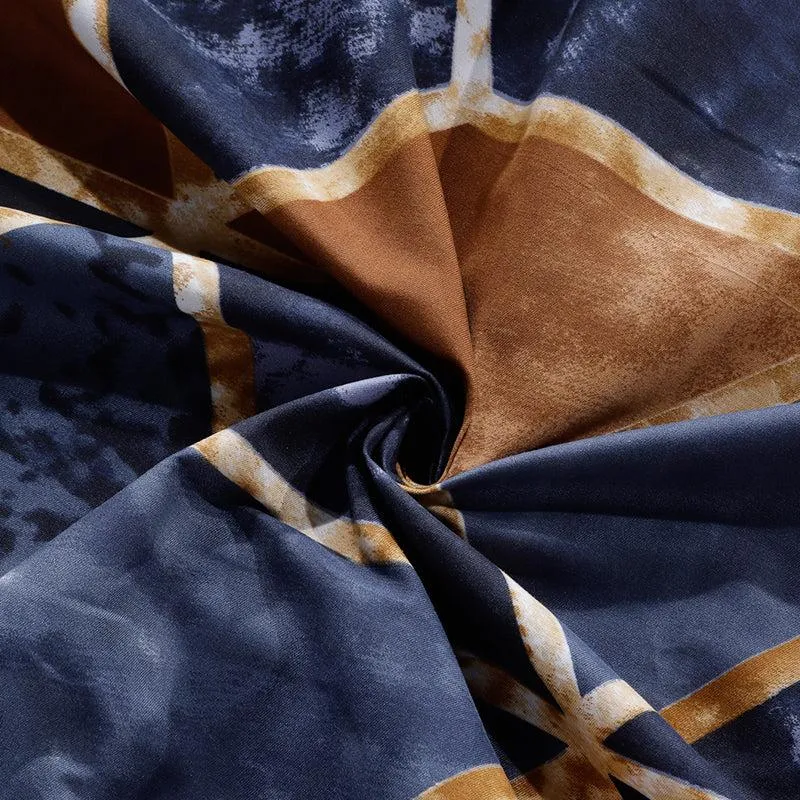 Dracula Geometric Bedsheet - 150 GSM media 4
