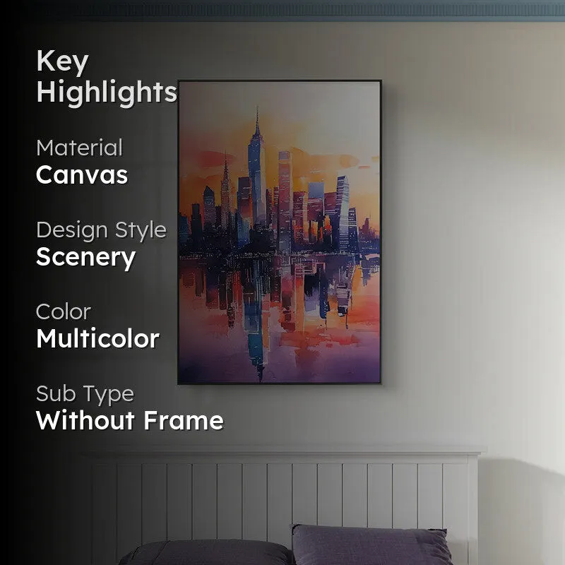 Vivid Citylines Wall Painting media 2