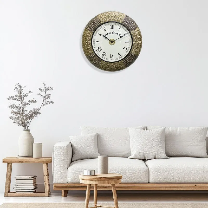 Zenvix Brass Analog Wall Clock media 6