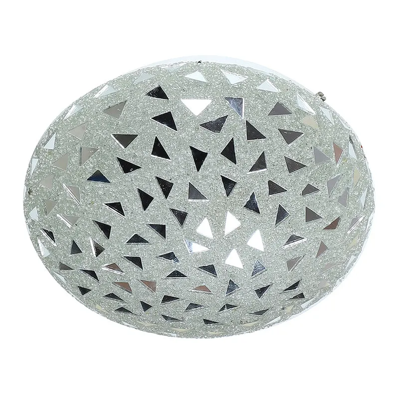 Zentra Flush Mount Glass Ceiling Lamp media 6