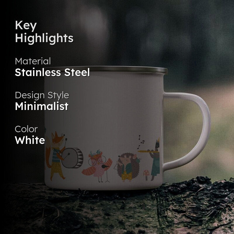 Jungle Carnival Stainless Steel Coffee Mug (330 mL) media 2