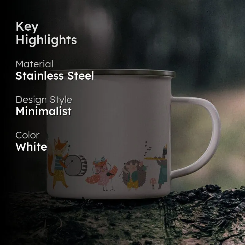 Jungle Carnival Stainless Steel Coffee Mug (330 mL) media 2