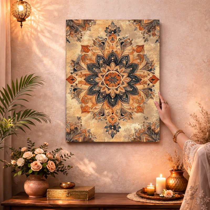 Celestial Mandala Canvas Wall Art & Paintings media 3