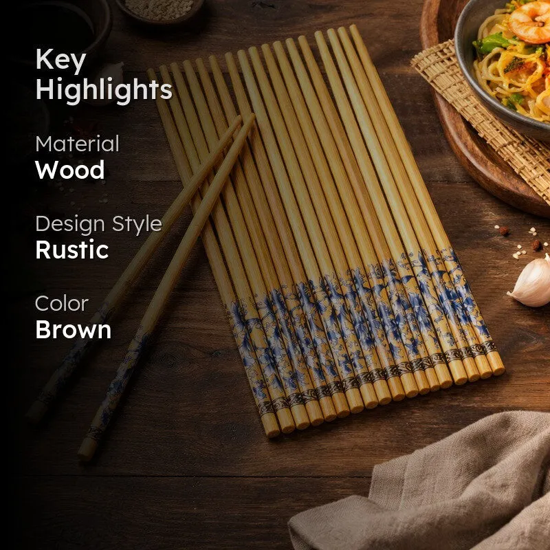 Wooden Cutlery Set - Set Of Ten media 2