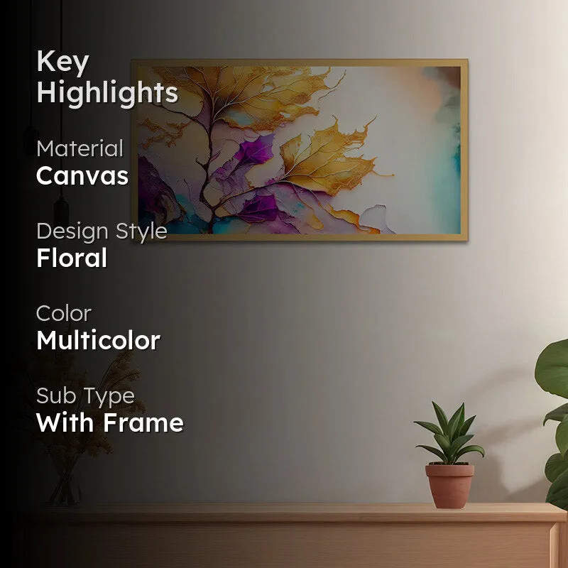 Abstract Autumn Canvas Wall Painting media 2