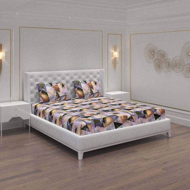 Monte Carlo Tri Magique Bedsheet - 120 GSM