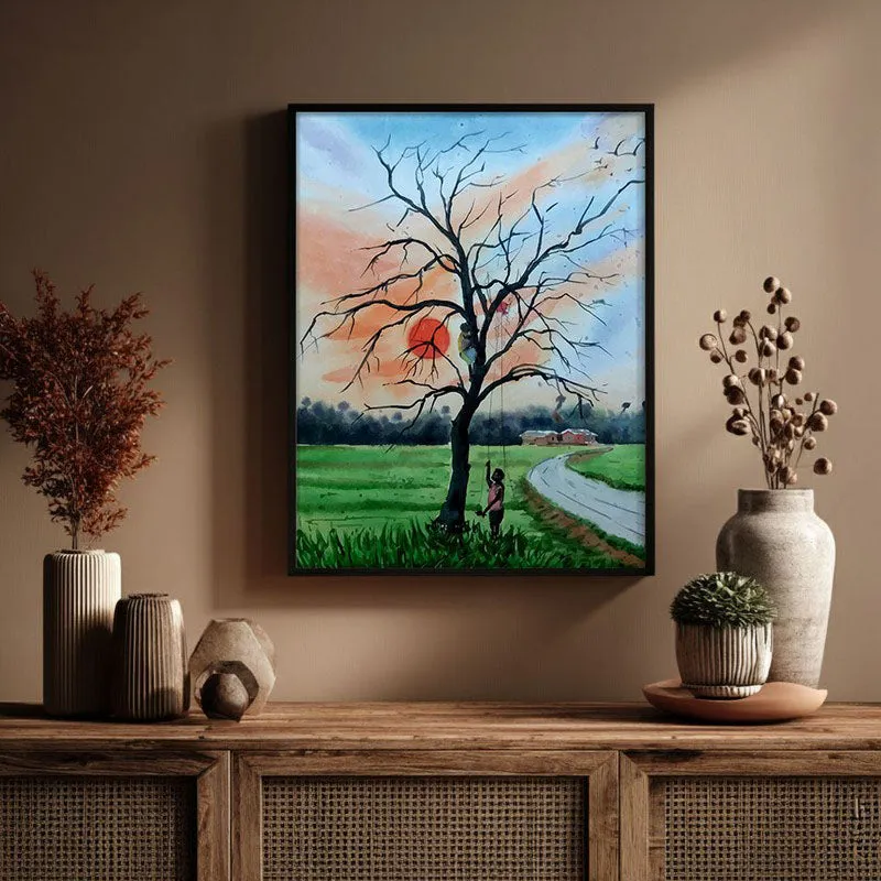 Country Roads Archival Paper Wall Art With Frame media 3