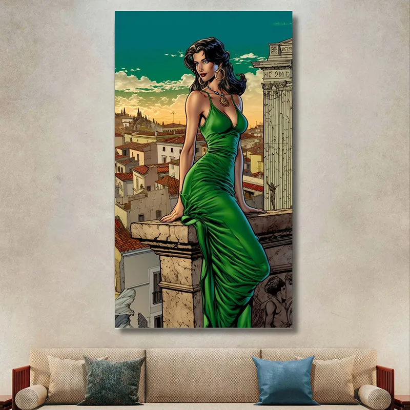 Milan Diva Wall Painting media 4