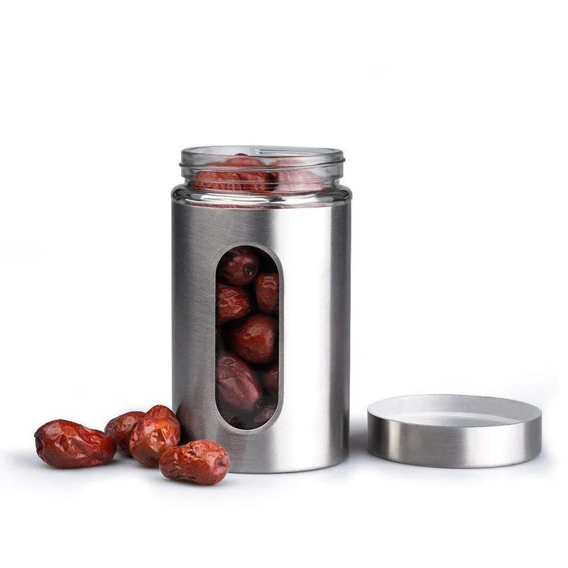 Clear Fresh Stainless Steel Jar (300 mL Each) - Set Of Six media 7