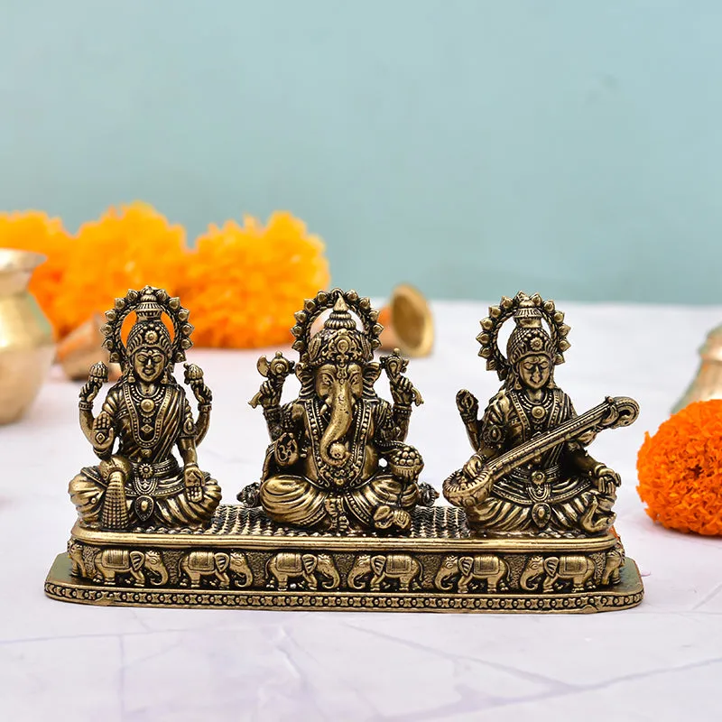 Shubh Labh Vidya Divine Brass Idol media 6