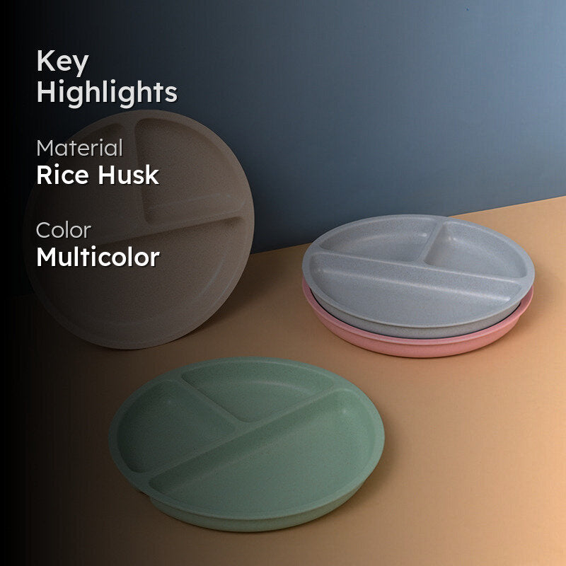 Earth Isle Sectioned Dinner Plate - Set Of Four media 2