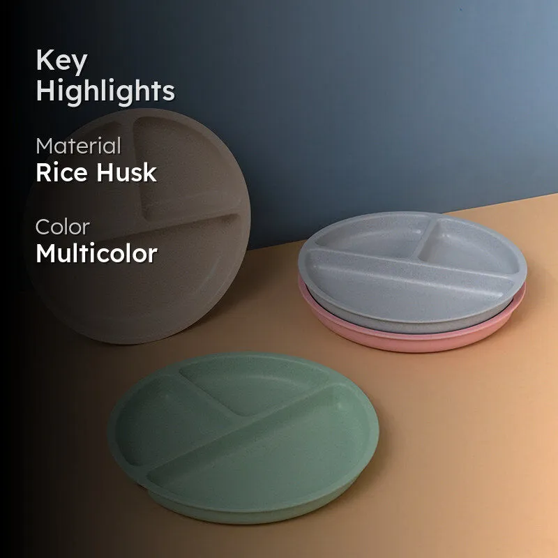 Earth Isle Sectioned Dinner Plate - Set Of Four media 2