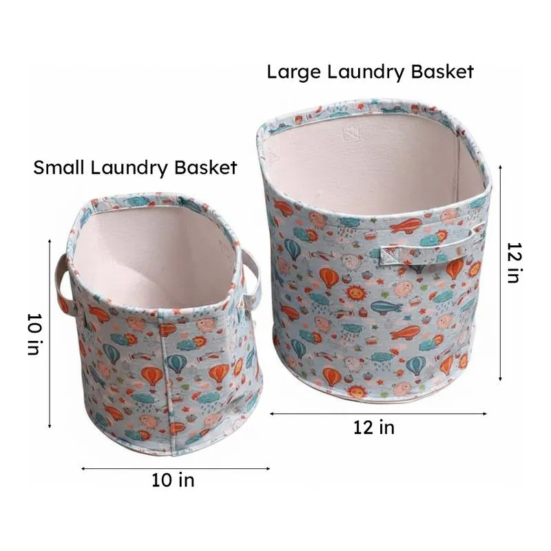 Space Manage Laundry Basket - Set Of Two media 7