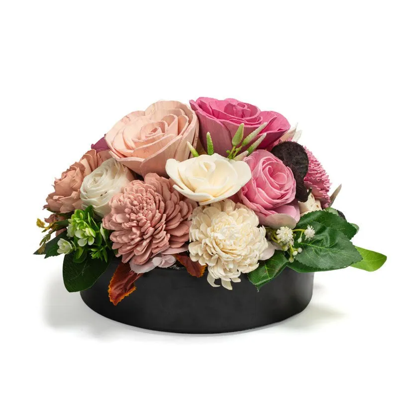 Forever Spring Artificial Solawood Flower Bunch With Pot media 6