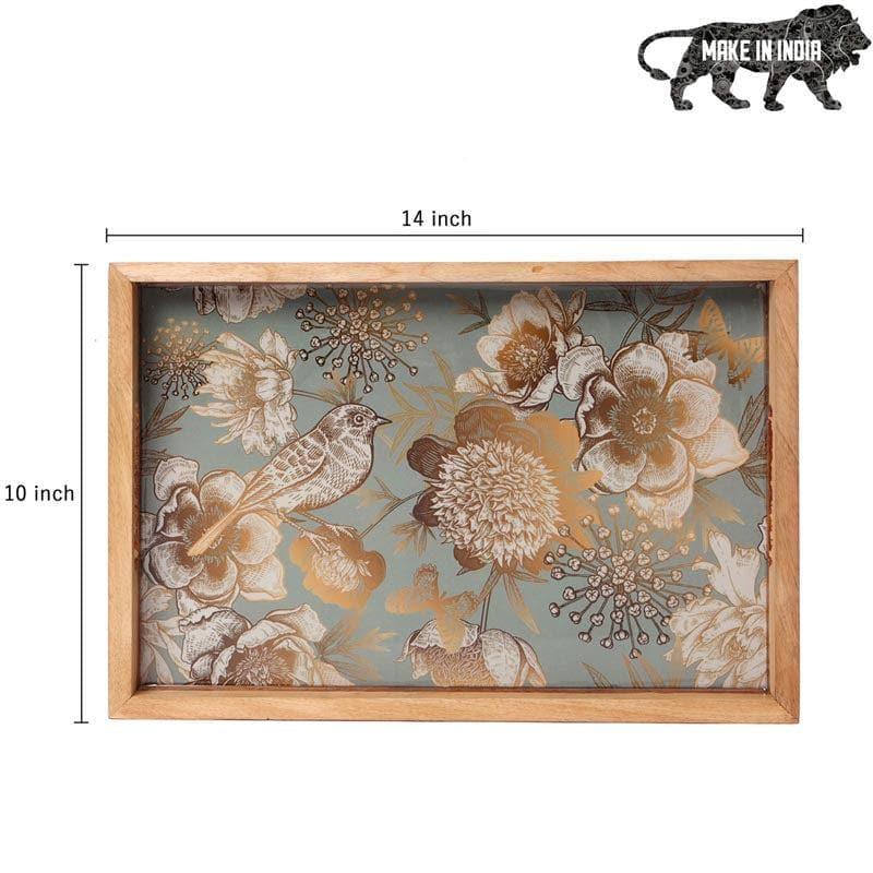 Rhoda Floral Serving Tray media 6