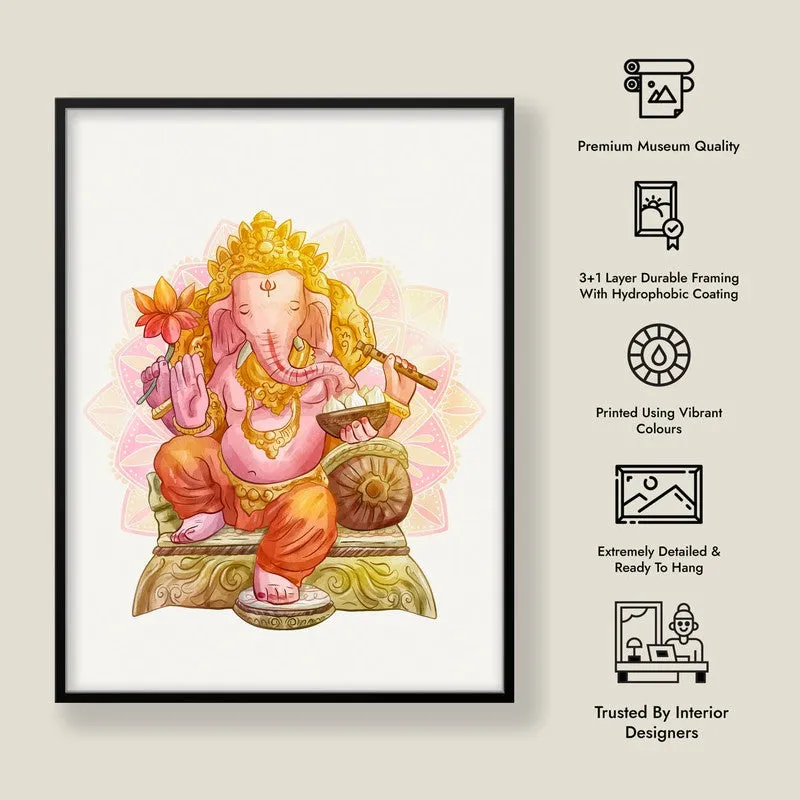 Sri Vigneshwara Archival Paper Wall Art With Frame media 8
